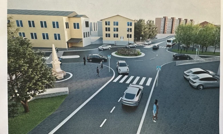 Kružni tok u centru Čajetine – projekat buduće rekonstrukcije
